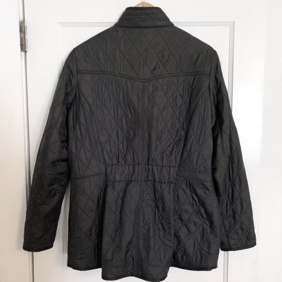 Barbour - Cavalry Diamond Quilted Jacket - Navy - Picture 4 of 8